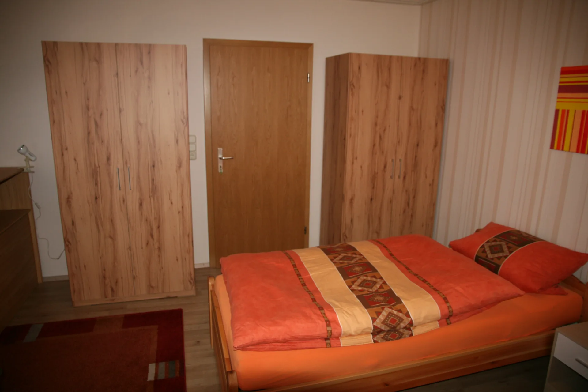 Erstes Schlafzimmer – Ferienwohnung Kunze Variante für 6 Personen